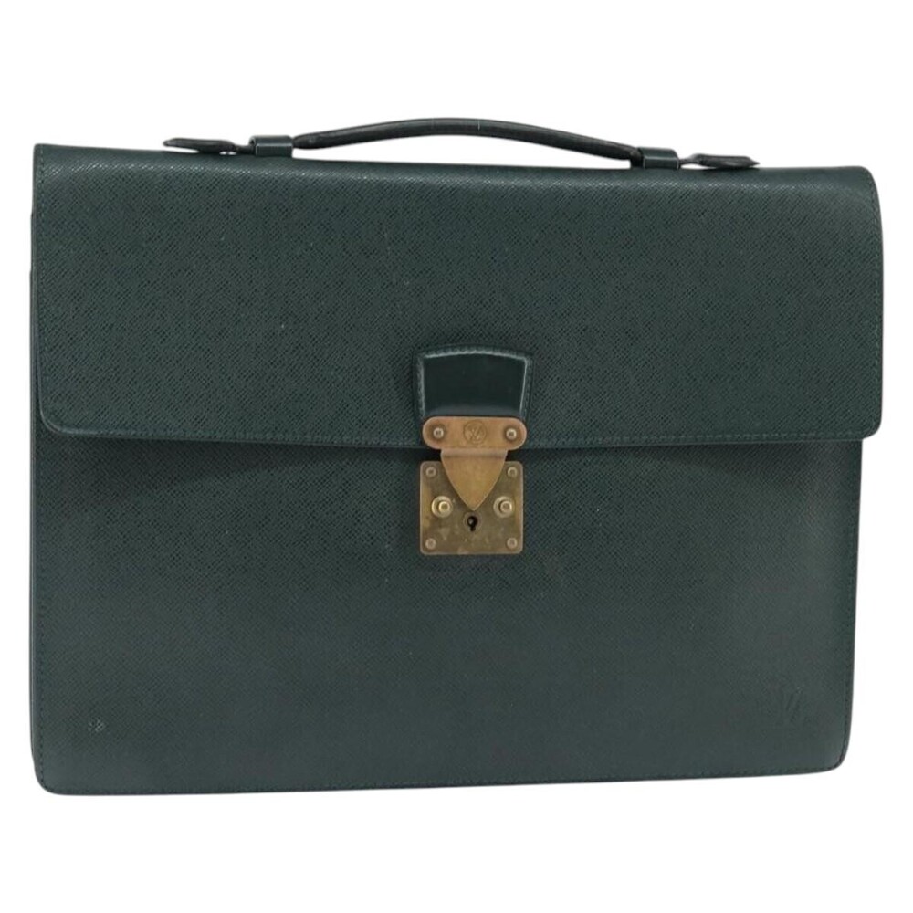 Louis Vuitton Serviette Kourad Taiga Leather
